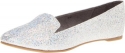 Touch Ups Women's Tammy Flat,Silver Iridescent,5 M US