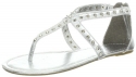 Rampage Women's Padine Sandal,Silver,6 M US