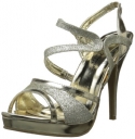 Night Moves By Allure Women's Jilly Platform Sandal,Gold,7 M US