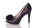 Nine West Women's Excavate Peep-Toe Pumps in Black Size 5