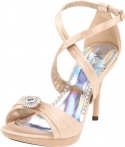 Coloriffics Women's Miley Platform Sandal,Nude,6 M US