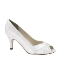 Touch Ups Women's Nona Pump,White,7 M