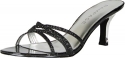 Rampage Women's Frankie Sandal,Black Glitter,10 M