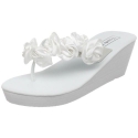 Touch Ups Women's Birdy Sandal,White Vinyl,8 M US