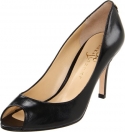 Ivanka Trump Women's Cleo Open-Toe Pump,Black,7 M US