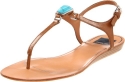 Dolce Vita Women's Isolde Sandal, Tan Leather, 8.5 M US