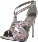 Ivanka Trump Women's Belita T-Strap Sandal,Pewter Multi,9.5 M US