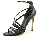 IVANKA TRUMP HYDE BLACK MULTI WOMENS ANKLE STRAP Size 6M