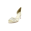 Ivanka Trump Women's Nola2 D'Orsay Pump,Ivory Multi Satin,9.5 M US